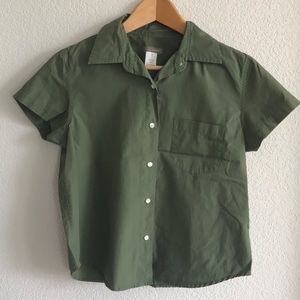 J Crew Button Down Top Sz Small